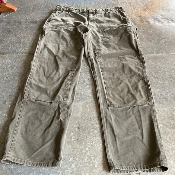 Carhartt Double Knee Men's Cargo Pants - Olive - Picture 1 of 9